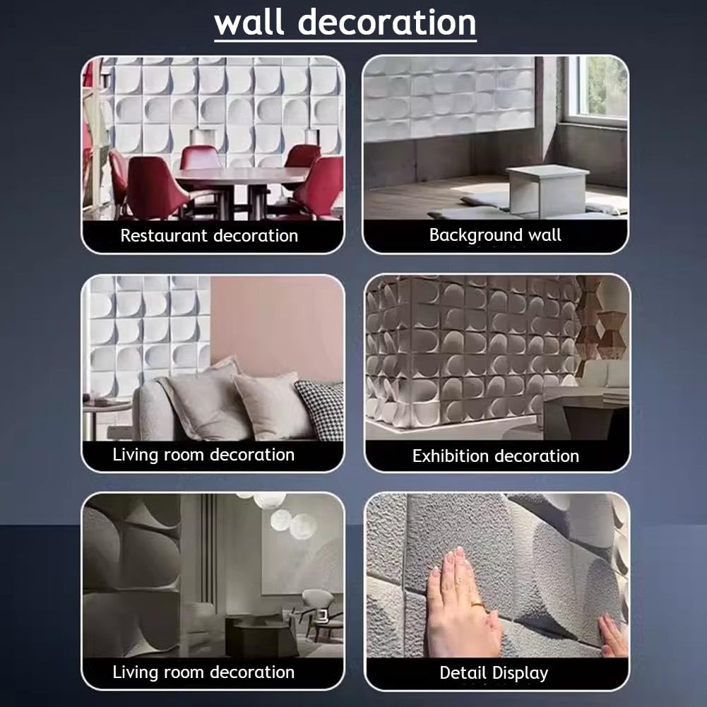 Tabique de Poliuretano Hueco, Paneles de Pared 3D Impermeables - Textura de ladrillo Estructural Ligero para la decoración de Sala de Estar y Dormitorio - Soluciones de diseño de Interiores