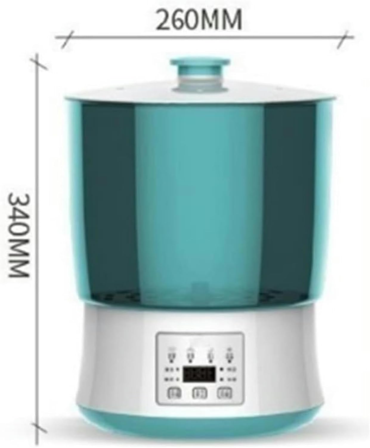 Bean Sprouts Machine, Multi-Functional Upgraded Germination Tank, Intelligent Control Diversion Germination Kit 2Pcs,2 Layer-1/