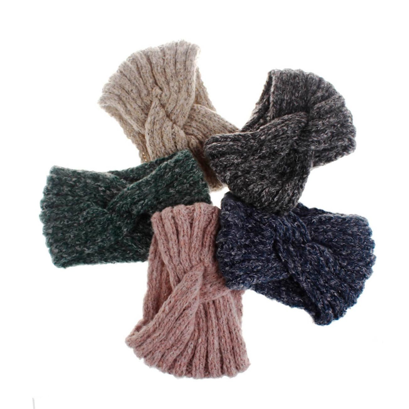 FRCOLOR 3piezas Diadema De Trenzada Para Mujer Accesorios De Moda Banda Cruzada De Pelo Para Invierno y Cálida