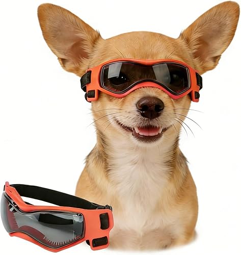 Miniatura 19 de ENJOYING Gafas de sol para perros pequeños, protección UV, gafas de sol para gatos grandes, niebla, resistentes al viento, protección contra ojos