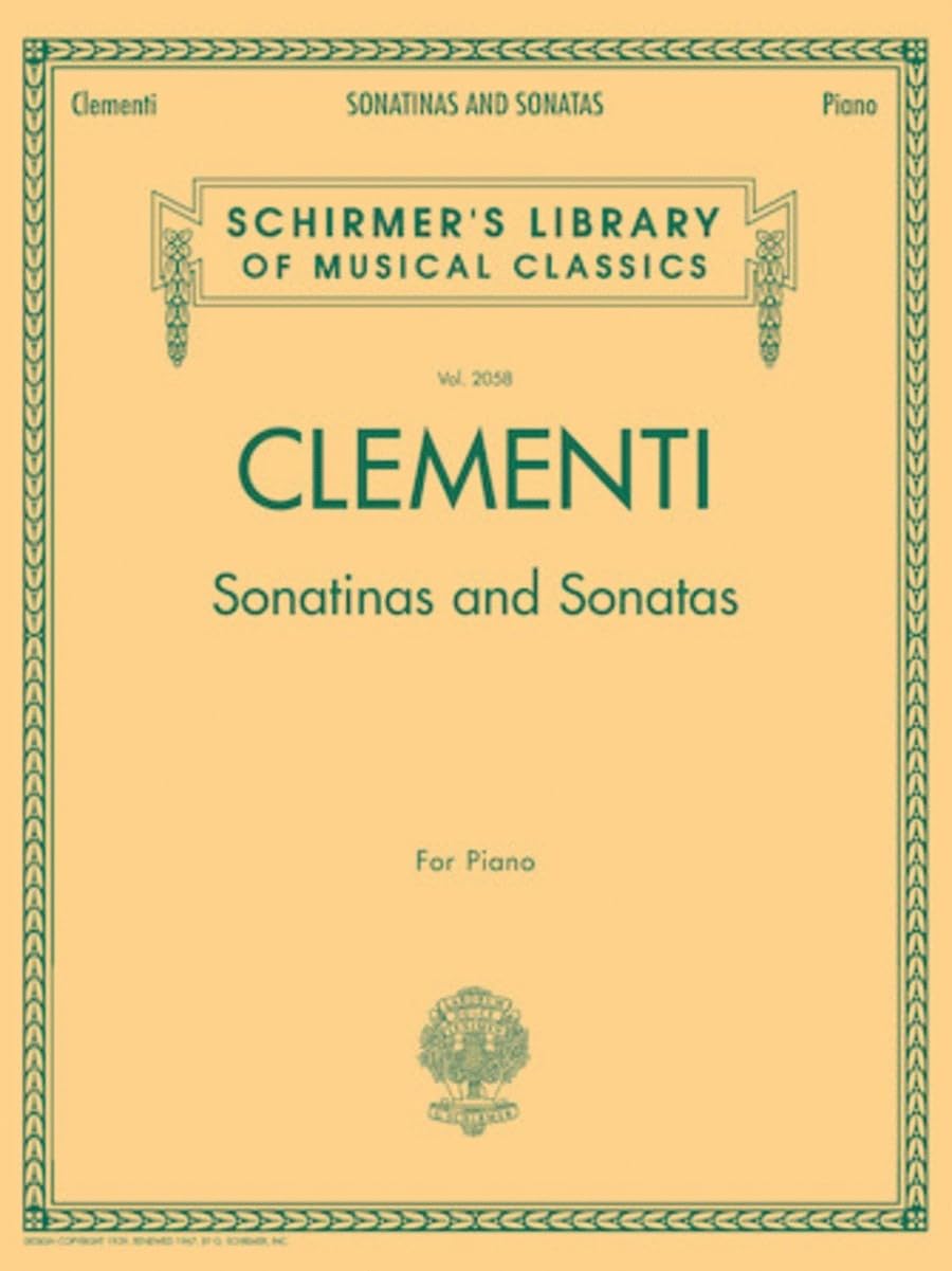 Sonatinas and Sonatas Schirmer'S Library of Musical Classics, Vol. 2058 (Book)