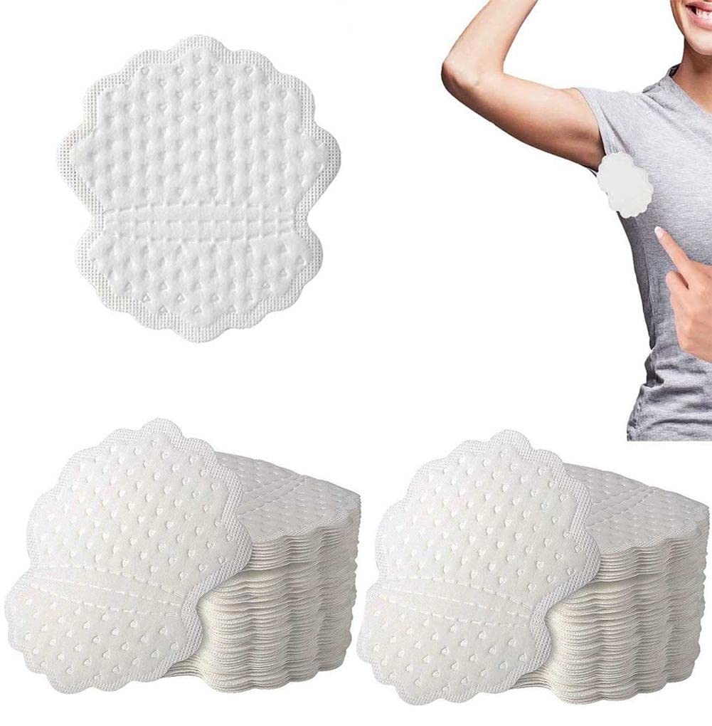 60 Pack Armpit Sweet Pads,Disposable Underarm Sweat Pads for Men and Women,Self Adhesive Sweat Pads,Underarm Sweat Absorbing Stickers Sweat Guard Protector,Comfortable Unflavored,Non Visible