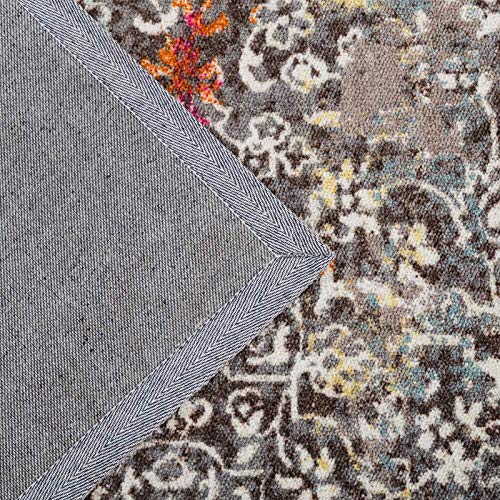 image for Decomall Vienna Vintage Distressed Medallion Bohemian Area Rug for Liv