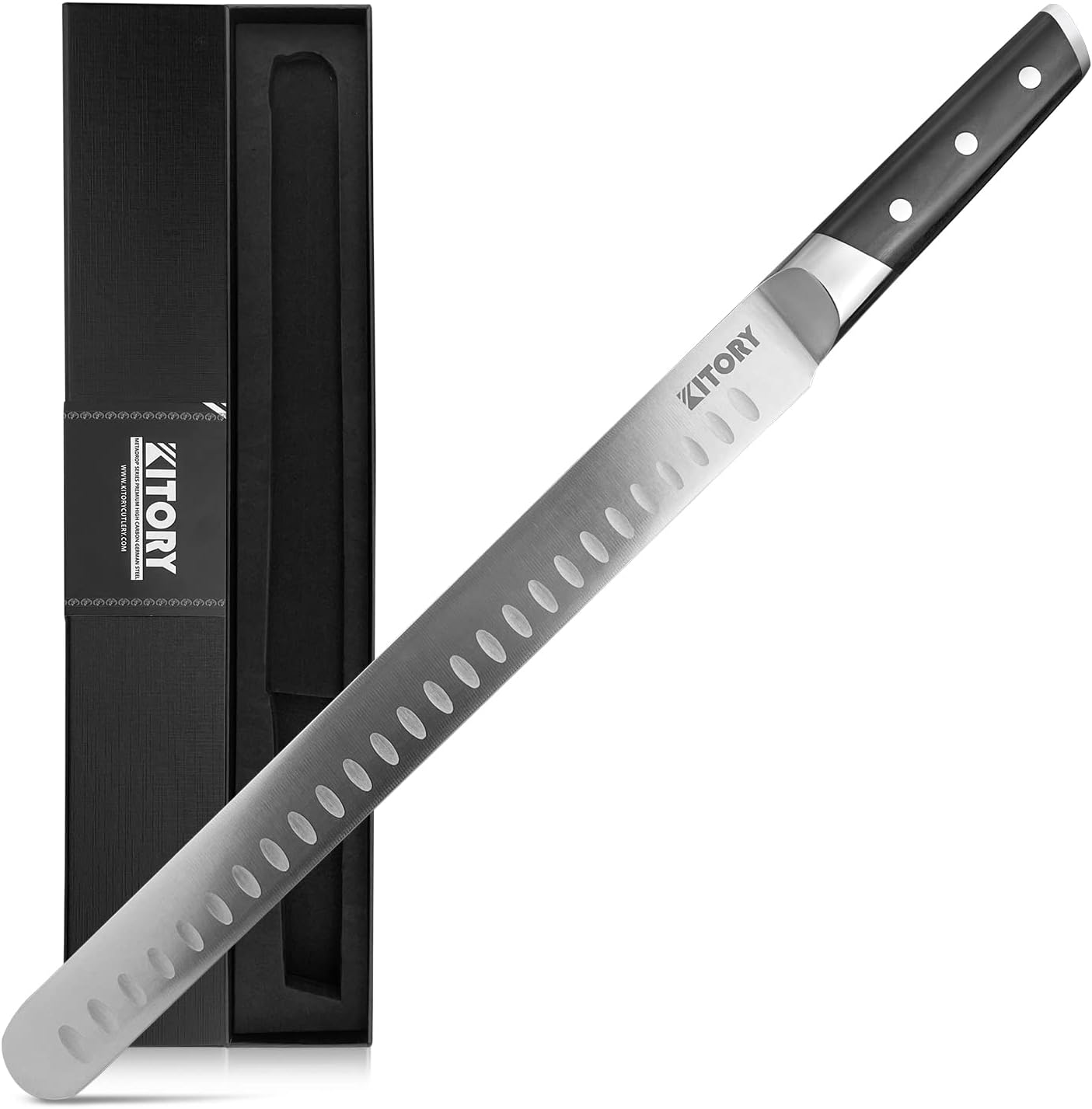 KITORY Slicing Carving Knife 12" Brisket Knife German High