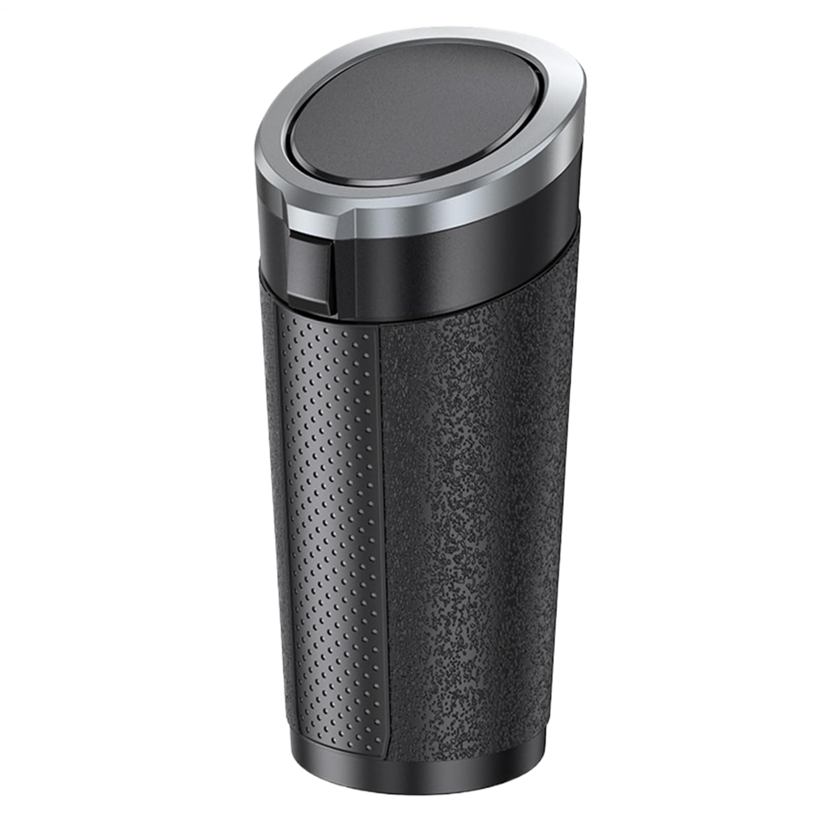 Vehicle Trash Bin, Car Garbage Holder, 7.28in Portable Waste Container, Leak-Proof Waterproof Design, Compact Lidded Organizer for Road Trips, Daily Commute, Backseat Use, Interior