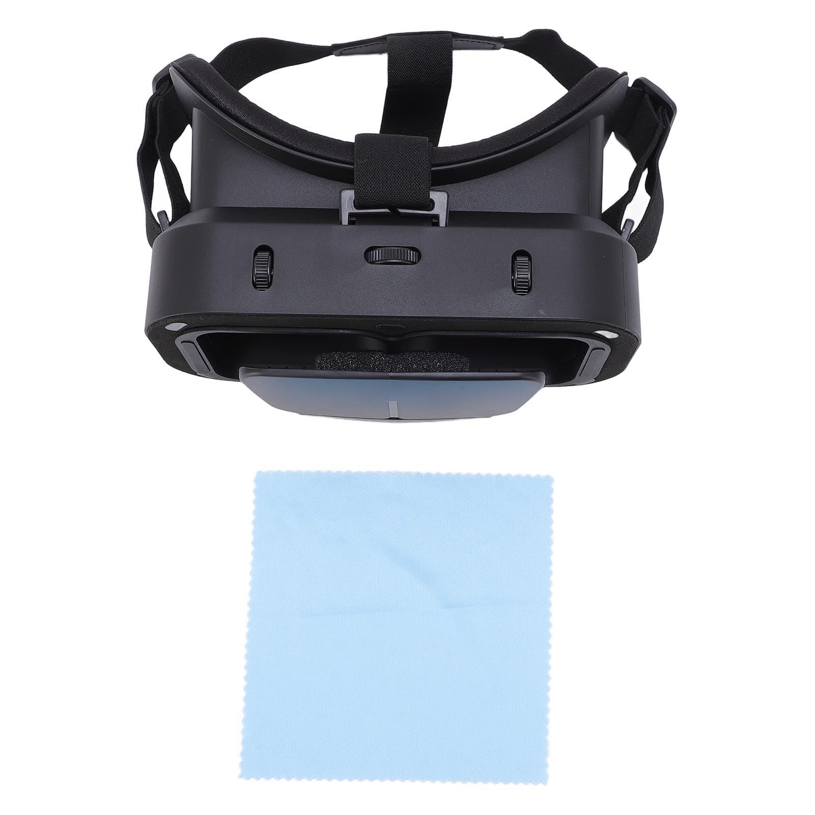 Acouto Occhiali VR Montati su Visore VR Occhiali per realtà Virtuale 3D Compatibili con 3 Telefoni con Schermo da 5-7 Pollici da 2 Pollici per Guardare Film Giocare a Giochi 3D Immersi Senza