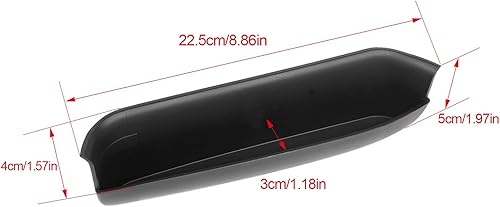 Miniatura 2 de JeCar Bandeja de almacenamiento con asa de agarre para Jeep Renegade, organizador de almacenamiento para Jeep Renegade 2015-2023