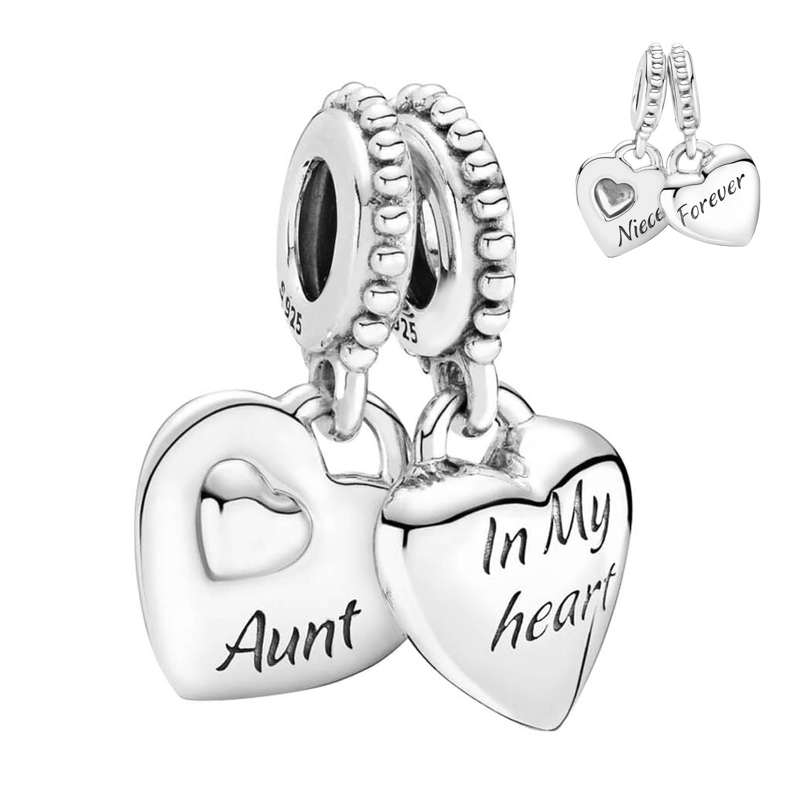 Annmors Muttertag Abitur Moments 925 Sterlingsilber Anhänger Bead Charms für Armband und Kette, für Pandora
