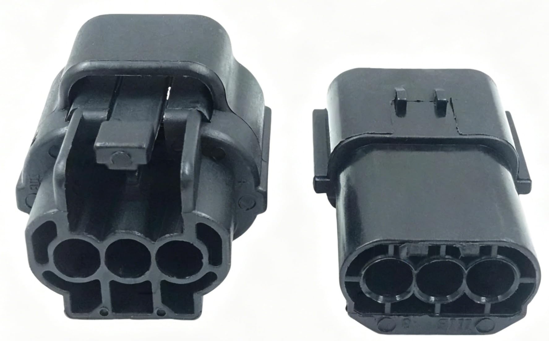 Conector macho y hembra negro impermeable for coche, conector sellado for, 3 pines, 174357-2, 174359-2
