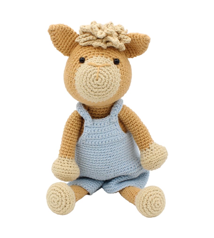 Hardicraft Crochet Package Crochet Set to Make Yourself with Instructions and Material for Bram Alpaca