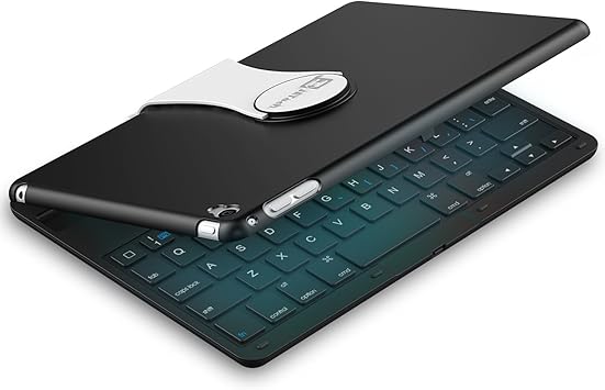 Jetech Bluetooth Keyboard Case For Ipad Mini 4 360 Degree Rotation Multi Angel Stand Amazon Ca Electronics