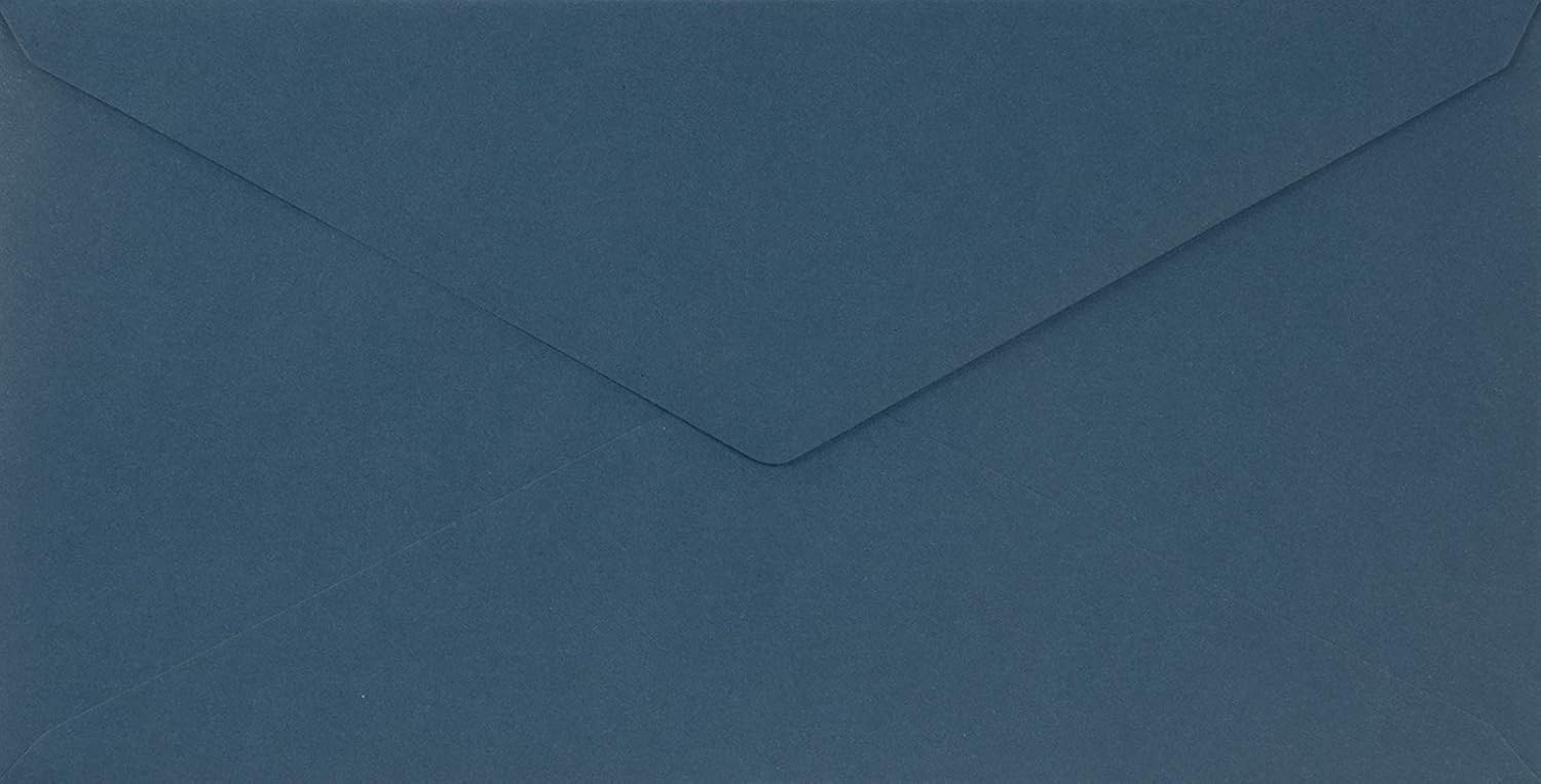 Netuno 25 Long Blue Coloured envelopes DIN DL 110x220mm 4.33x8.66 ...