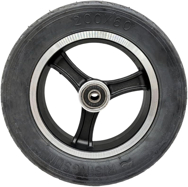 Universal 200X60 Non-pneumatic Vacuum Tire with Wheel hub Tyre Wheel for 8 Inch Electric Scooter 200 * 60 Solid Tyre Replacement