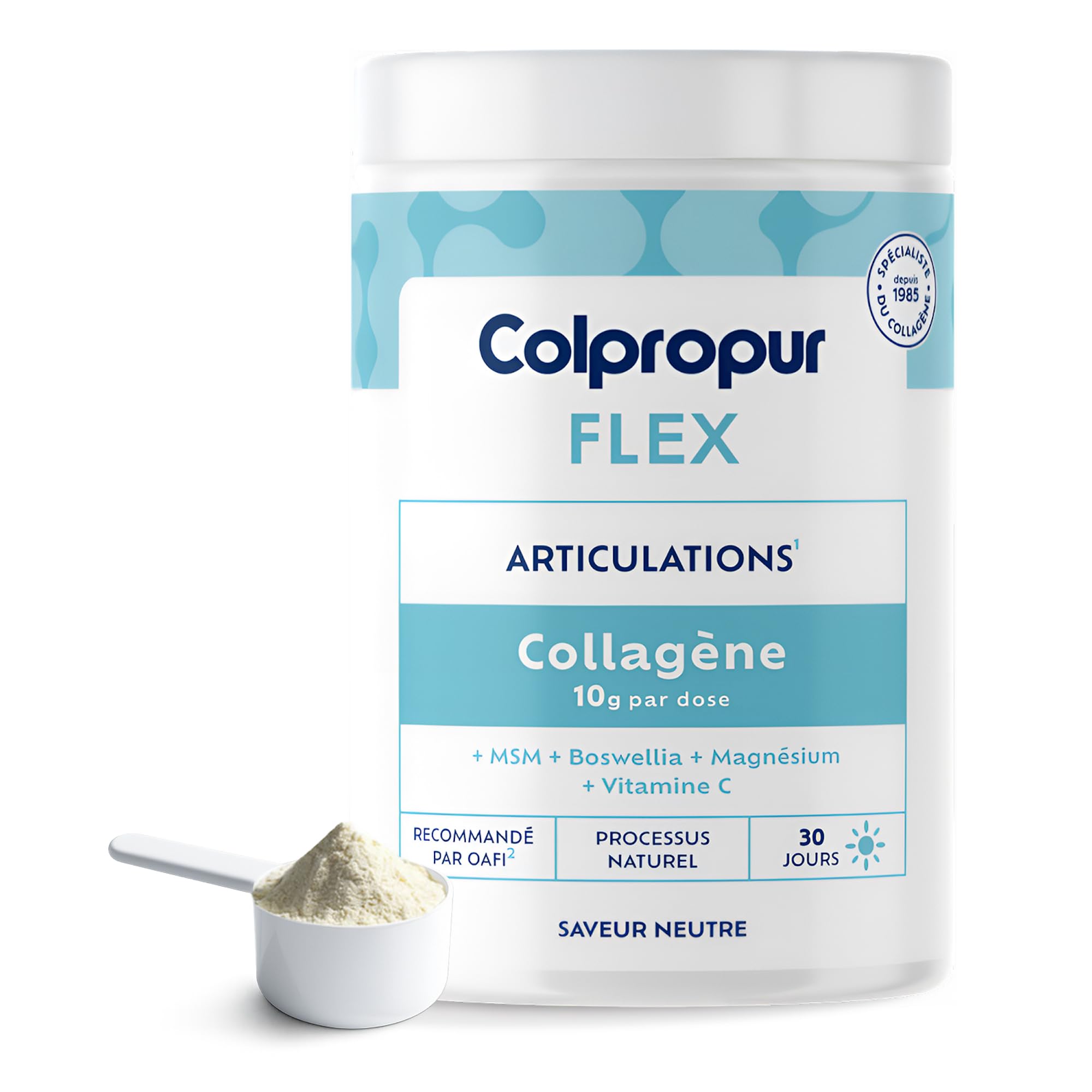 Collagene Poudre Mobilité Articulaire | Vitamine C, MSM, Boswellia