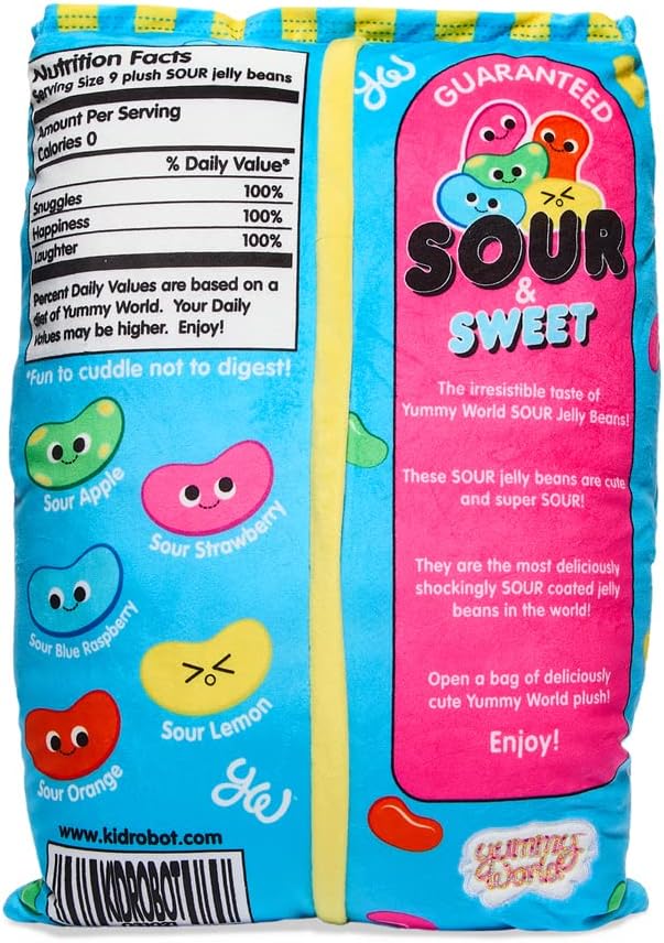 Yummy World Sour Jelly Beans XL Interactive Plush