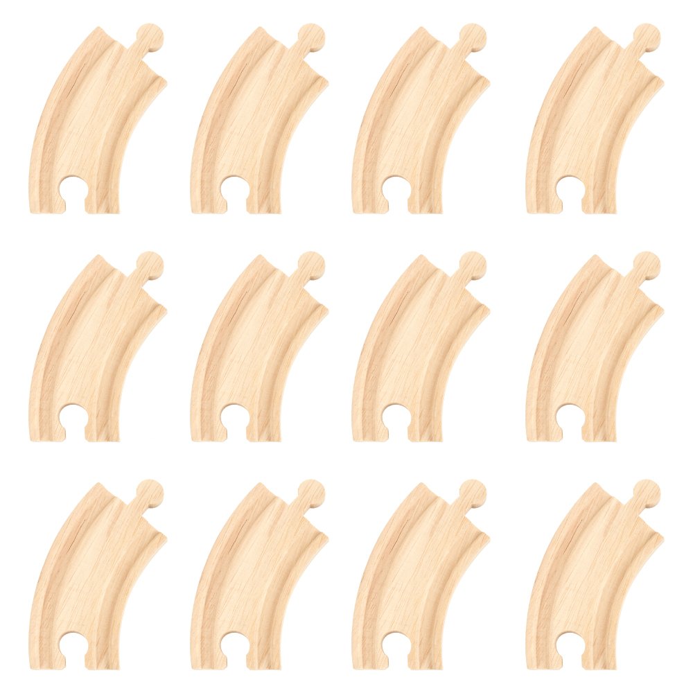 Bigjigs Rail Short Curves (Pack of 12)