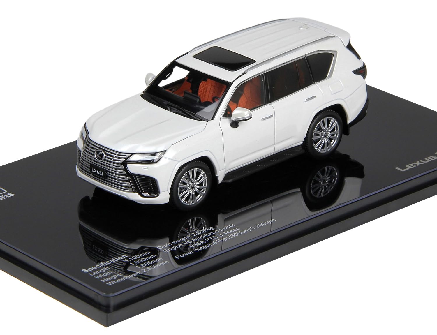 LCD43013-WH - Lexus LX 600 White - échelle 1/43 - modèle de Voiture