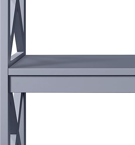 Miniatura 7 de Yaheetech Mesa consola con 3 estantes de almacenamiento, mesa de entrada, sofá, mesa auxiliar, estantería estrecha y larga para pasillo, sala de