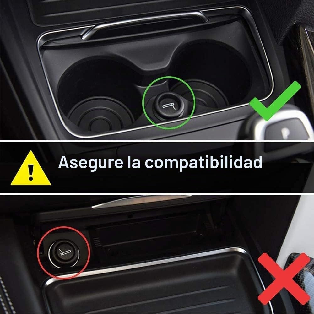 Cargador Inalámbrico Coche para BMW 3 Series 4 Series M3 M4 2016-2018 Consola Central Panel, 15W Qi Carga Rápida Auto Teléfono Cargador Regalo para BMW F30 F31 F32 F33 F35 F36 Propietarios