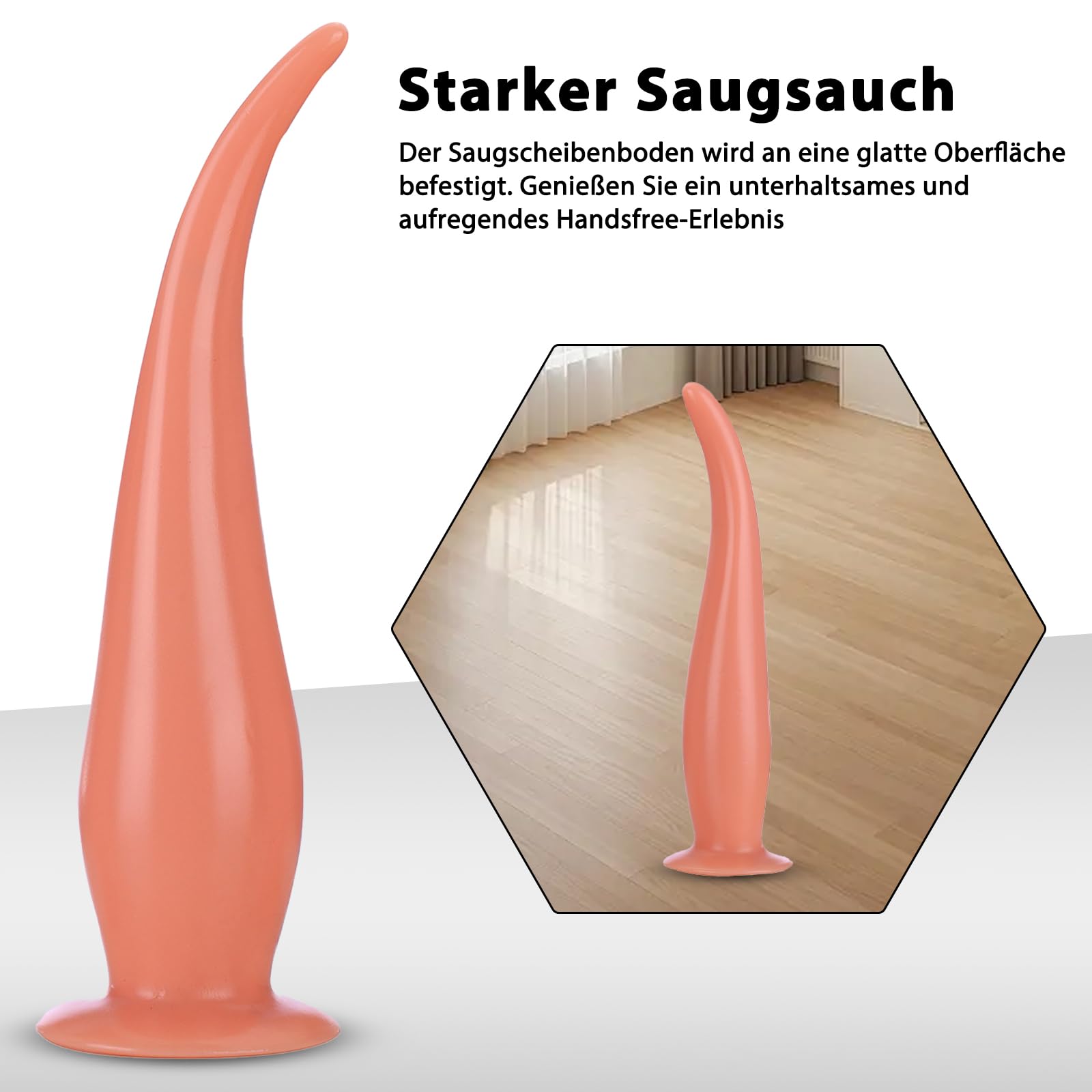 BDSMJOY Gigante dilatador analjuguetes eróticospara pareja sexuales Viene con una ventosa fuerte plug anal pour Femmes Hommes Plug Anales (XL)