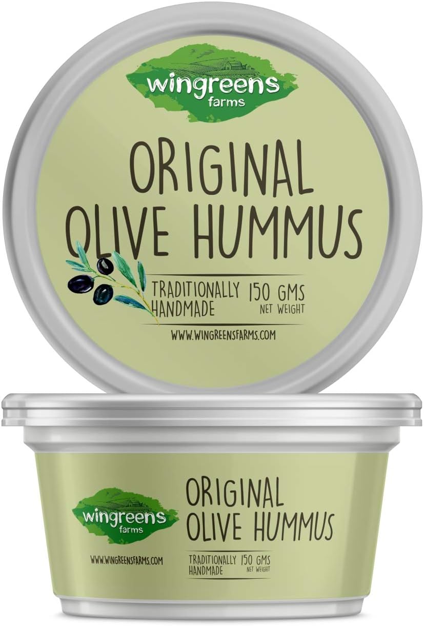 Wingreens Farms Original Olive Hummus, 150 g