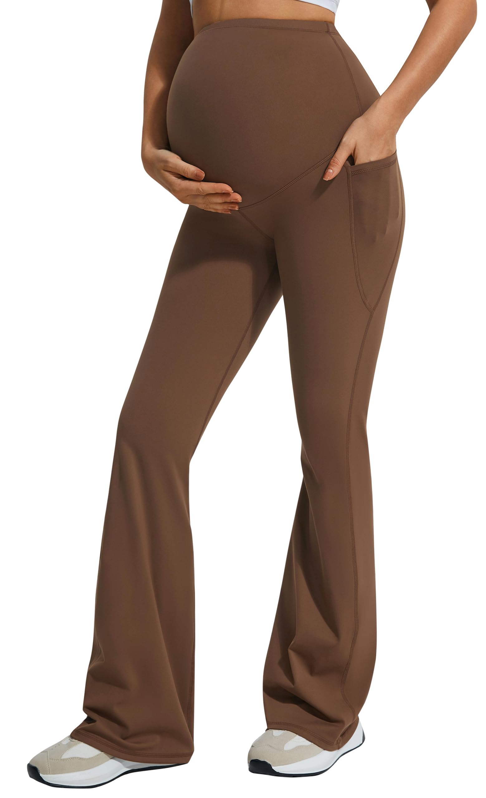 JOYSPELS Maternity Flare Leggings