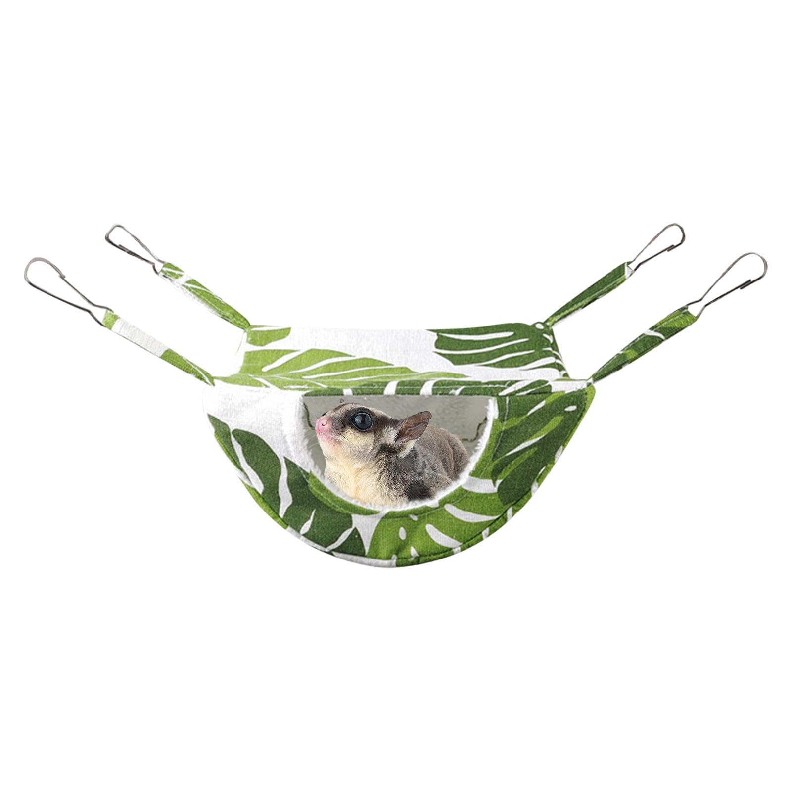 Hamac pour Petits Animaux - Hamac Chaud pour Furet, Sac de Couchage à Suspendre pour écureuil | Cachette de Cage, hamac Chaud pour lit Chinchilla, hamac Chaud pour Hamsters, Chinchillas, furets