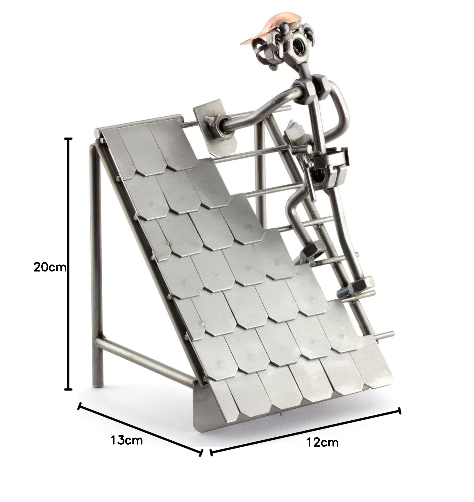 Steelman24 I Omini Di Viti Maestra Con Mappamondo I Idee Regalo Originale I Soprammobili In Metallo I Modellino