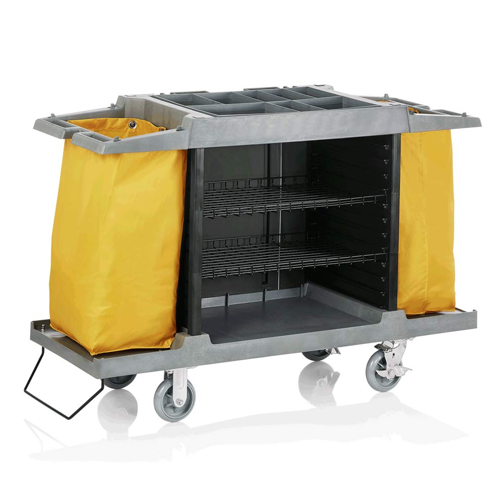 WAS 4415 000 Kunststoff Zimmerservicewagen, 150cm x 54cm x 98.5cm