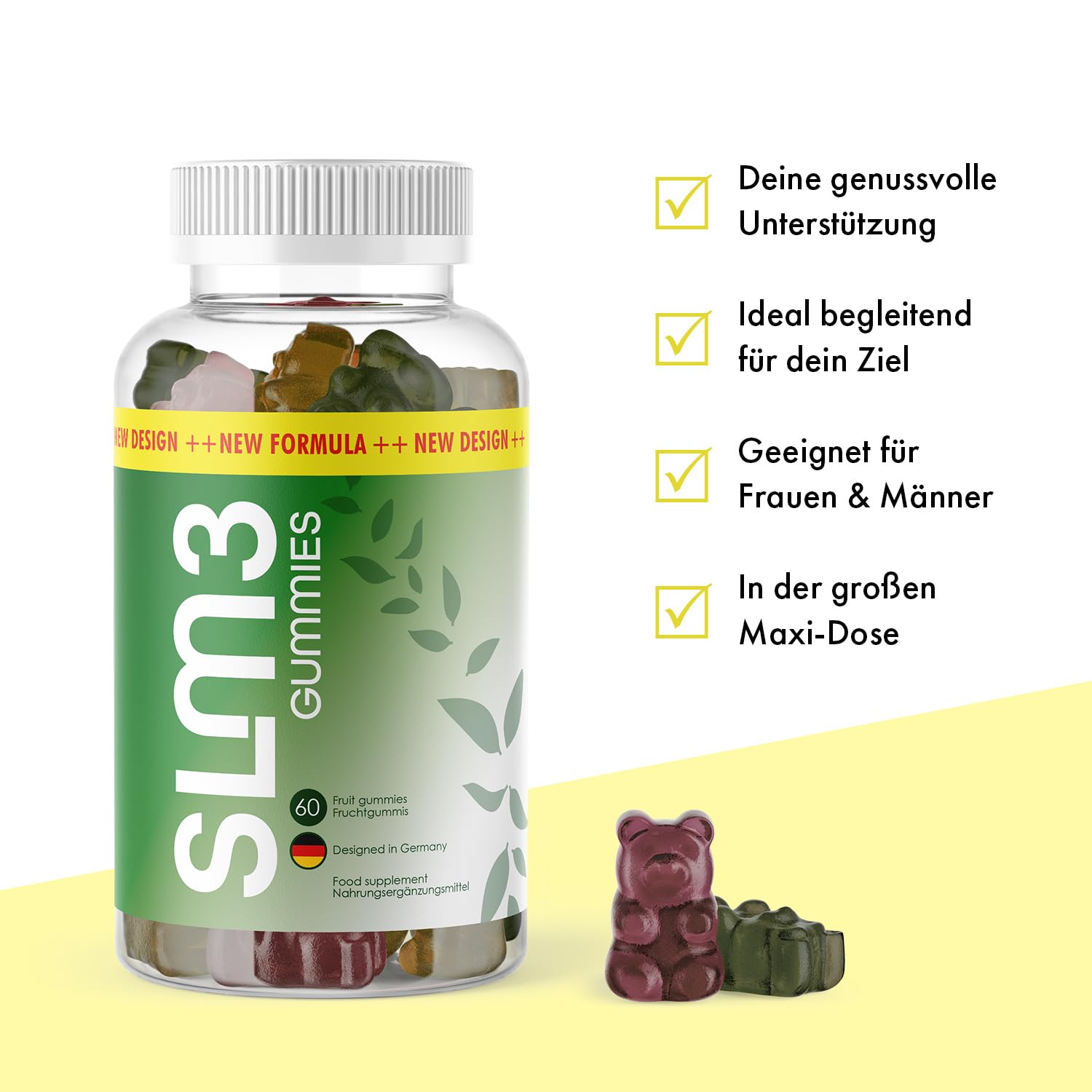 SLM3 Gummies | deine genussvolle Unterstützung | 60 Gummies