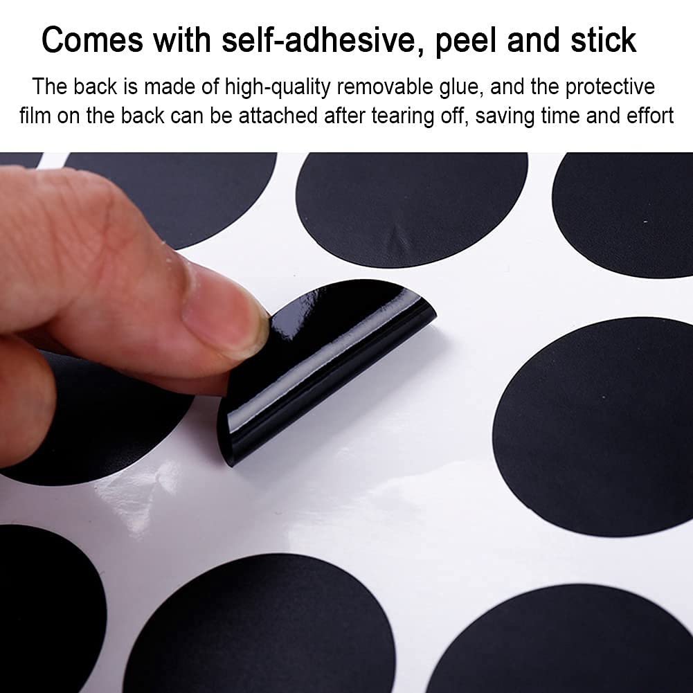 Etichette Lavagna Per Barattoli - 140 Pezzi 3.5cm Ø, Impermeabili E Cancellabili - Foto 6