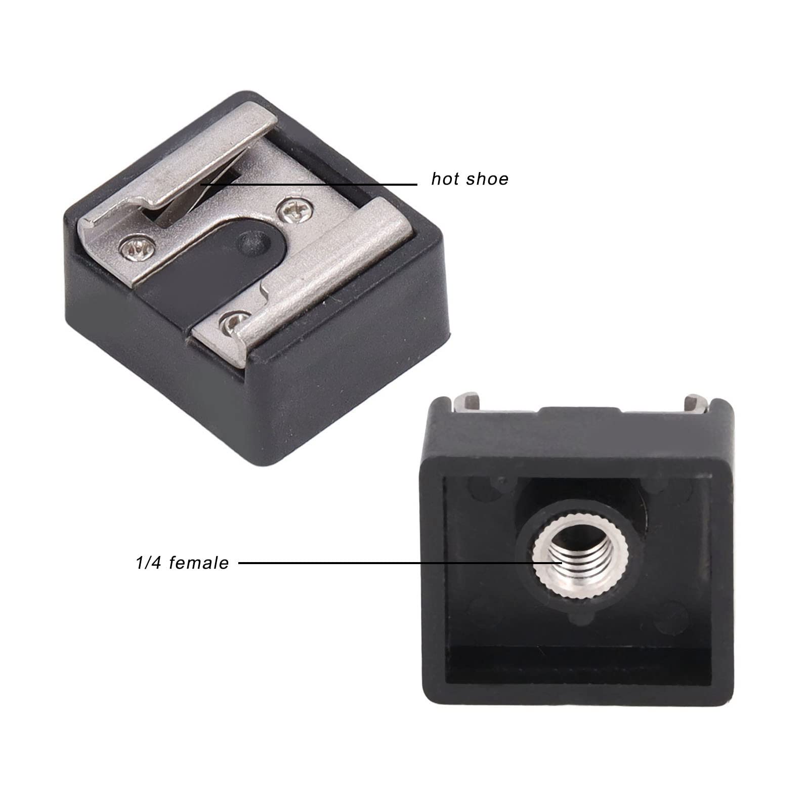 Adattatore A Vite Per Treppiede Da 1/4 A 3/8 Di Pollice – Convertitore Filettato In Alluminio Per Fotocamere, Monitor E Luci