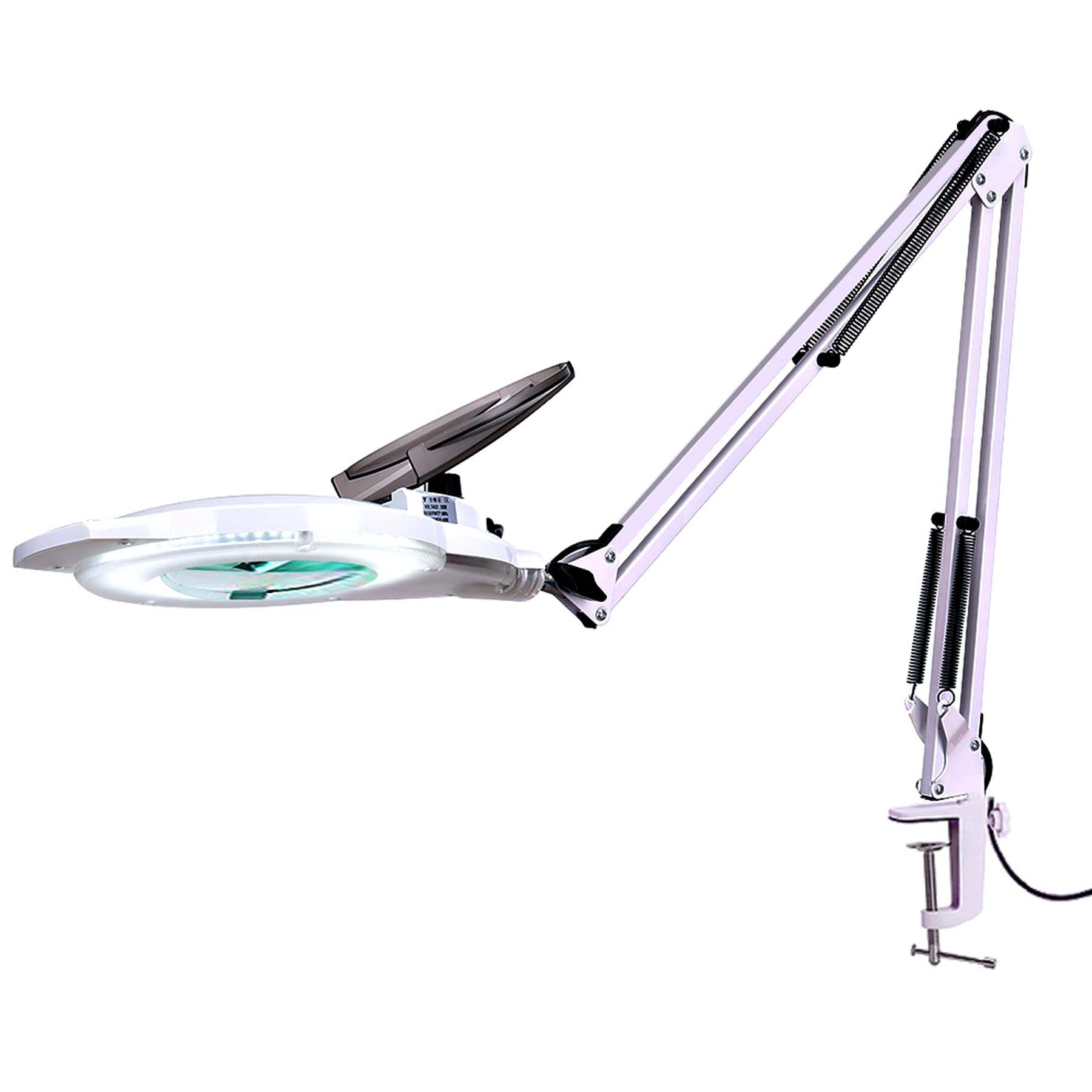 LED Magnifying Lamp with Clamp, KIRKAS 2,200 Lumens Dimmable Super