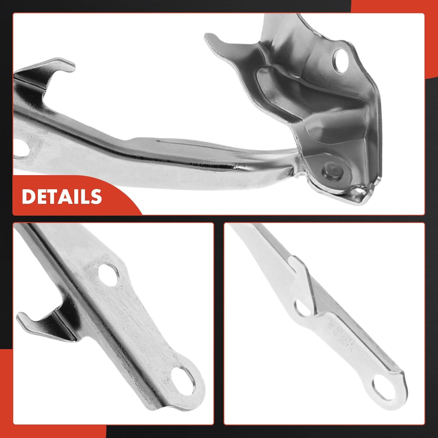 A-Premium Driver and Passenger Hood Hinges Compatible with Toyota Avalon 2005-2012 Sedan, Set of 2 Front Left and Right Side Hood Hinges