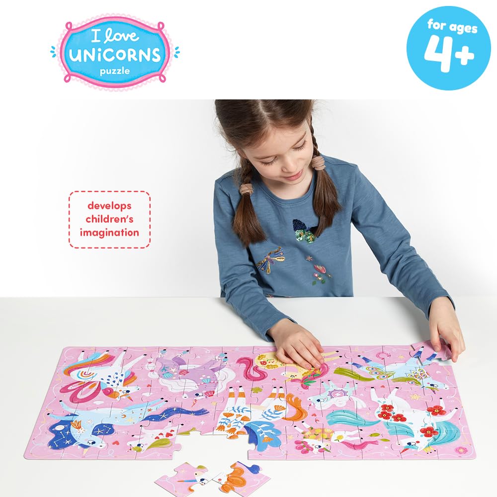 I Love Unicorns Puzzle 4+ Floor Puzzle