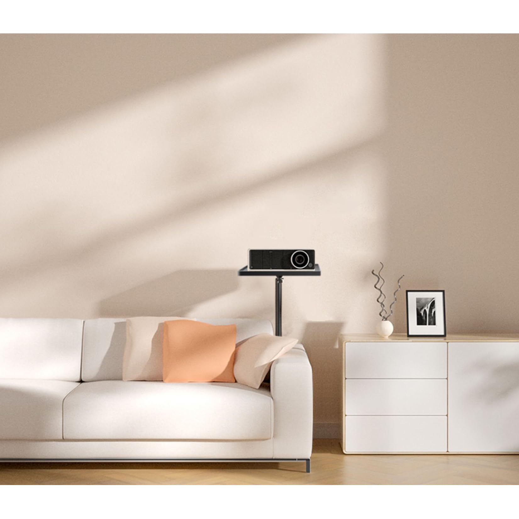 Projector Stand,Laptop Bodenständer,85-152cm Höhenverstellbar Für Stabilen Halt,Ideal Für Büro,Zuhause,Bühne Oder Studio Und Film (A)