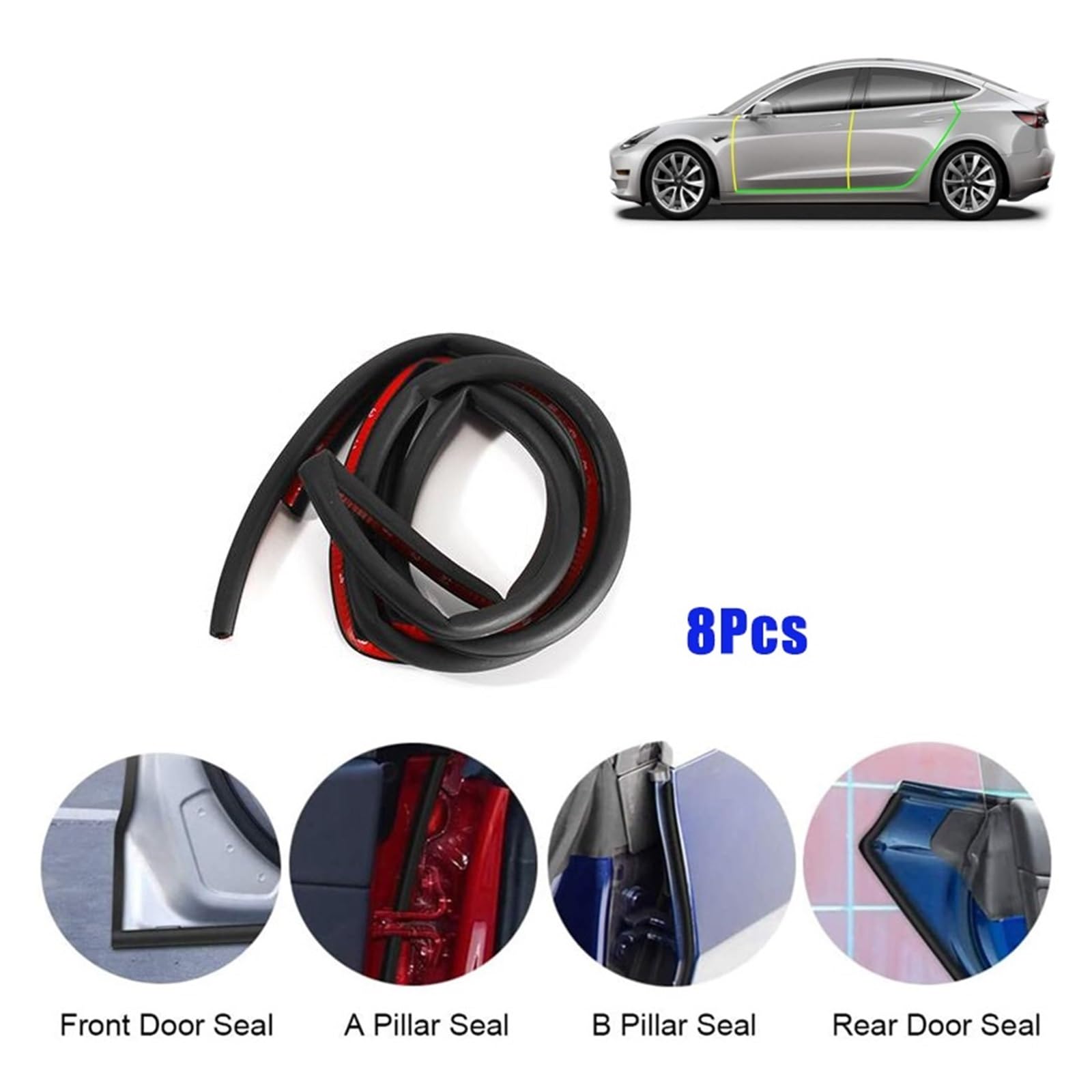 Do Door Seals Reduce Wind Noise In Tesla Model Y - Foto 8