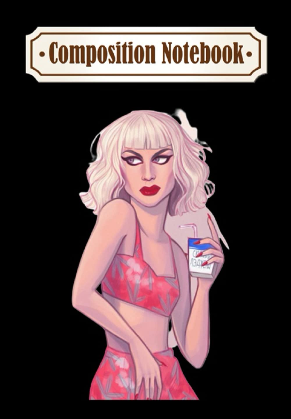 Composition Notebook: Trixie And Katya Classic, Journal 6 x 9, 100 Page Blank Lined Paperback Journal/Notebook