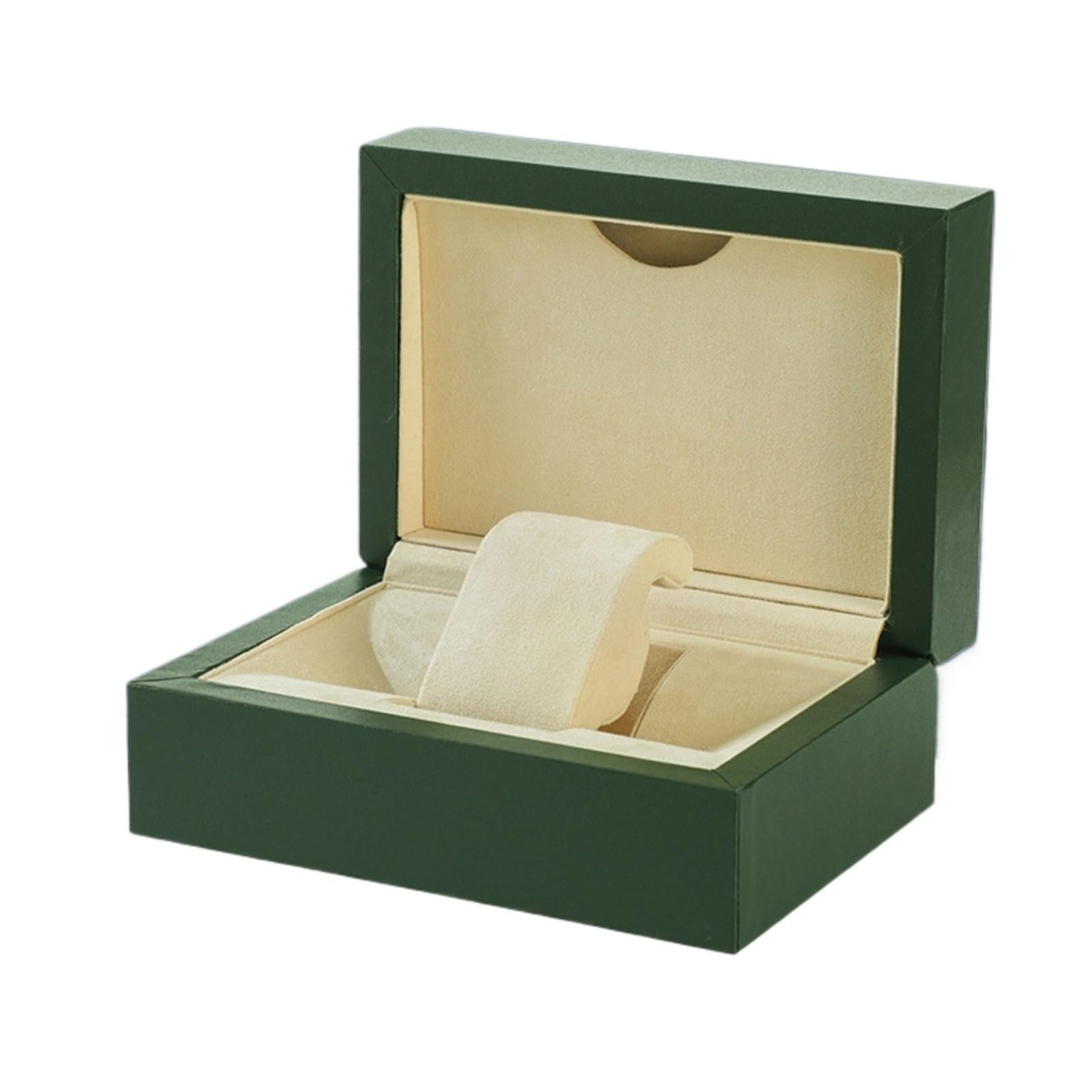Kx9Lb8d Watch Storage Box Wooden Watch Box Vintage Green PU Leather Jewelry Display Storage Collection High End Packaging