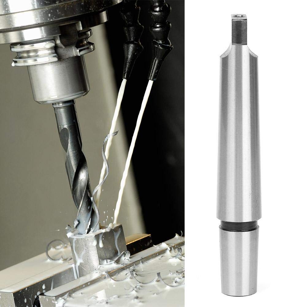 Drill Chuck Arbor Adapter, Durable Self Tightening MT2 to JT33 MT2 to JT3 Morse Taper Arbor Adapter for Drill Press Lathe Manganese Steel 1 Piece — Amazon image 2