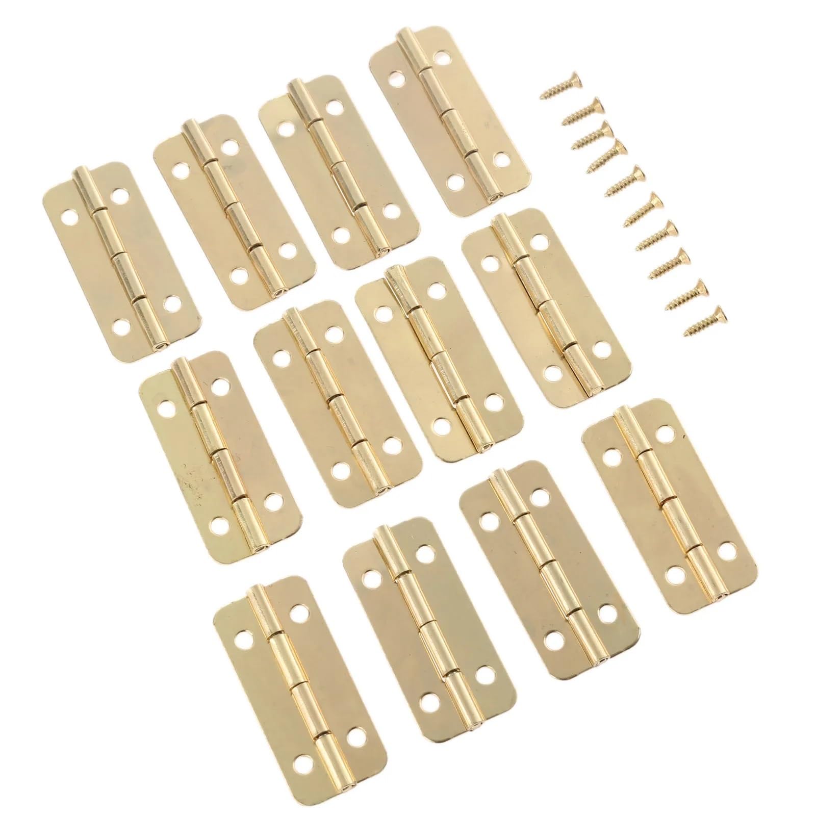 Charnière meuble dorée fluide 37mm fixation stable pour porte de boîte et tiroir