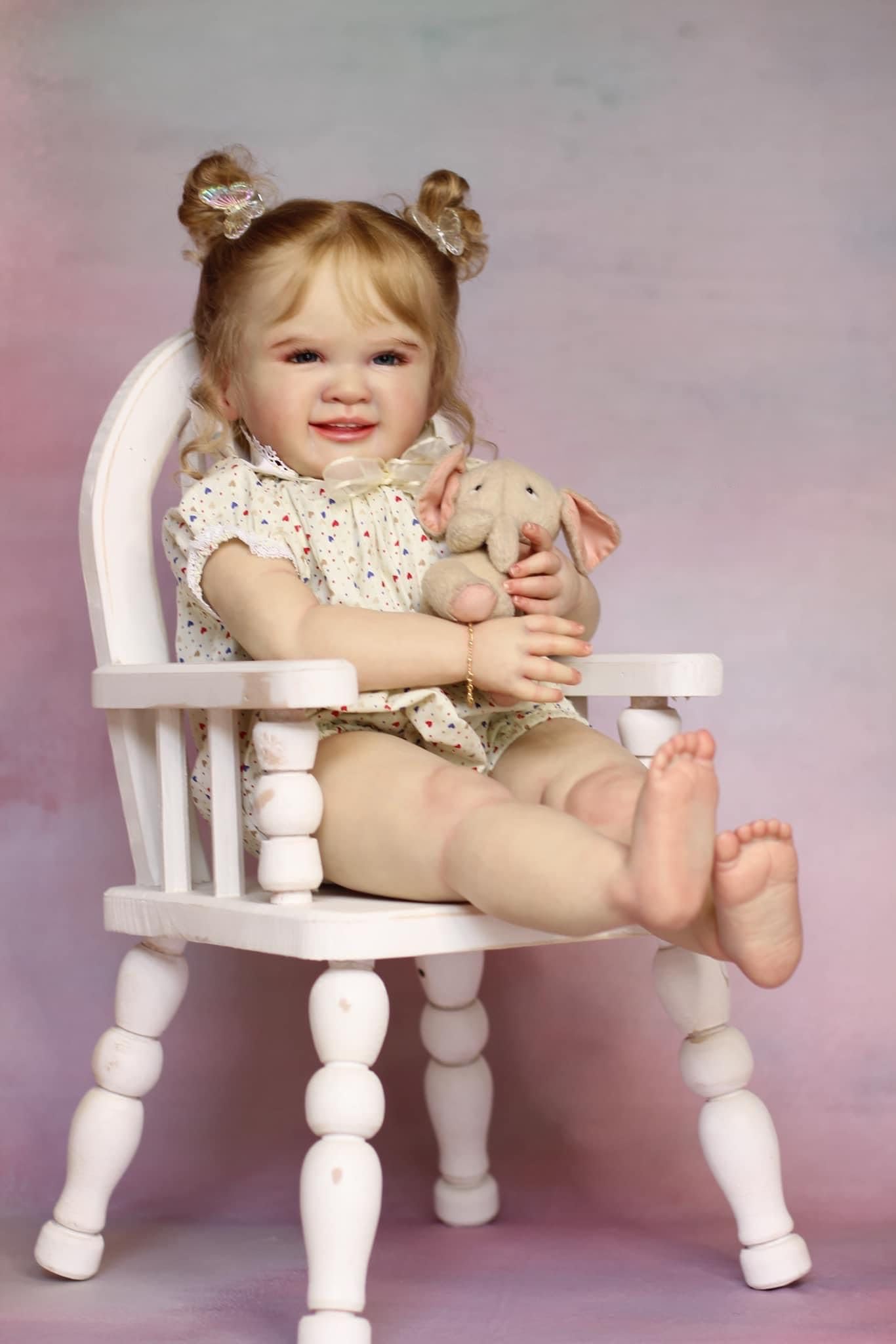 Pinky Reborn Huge Size 28 Inch 70cm Reborn Baby Doll Reborn Toddler Girl Dolls Realistic Baby Dolls Lifelike Big Size Look Real Children Reborn Babies Doll For Age 3+