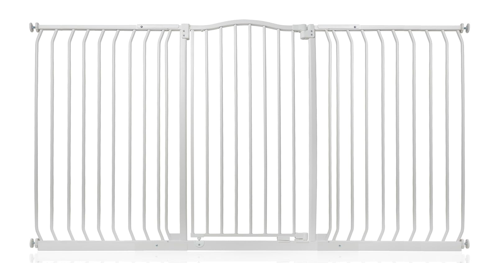 Safetots Extra Tall Curved Top Safety Gate, 116cm - 125cm, Matt Black, Extra Tall 100cm in Height, Pressure Fit Stair Gate, Baby Gate for Doors Hallways and Spaces, Safety Barrier, Easy Installation — view 58