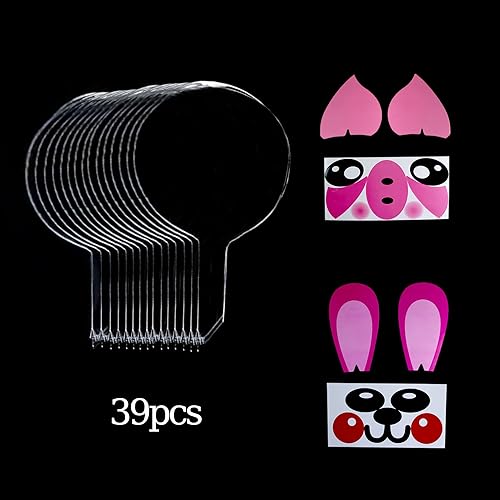 Miniatura 2 de Globos Bobo de 20 pulgadas, globos de burbujas, 39 globos transparentes para rellenar con 2 calcomanías, globos de relleno transparentes para