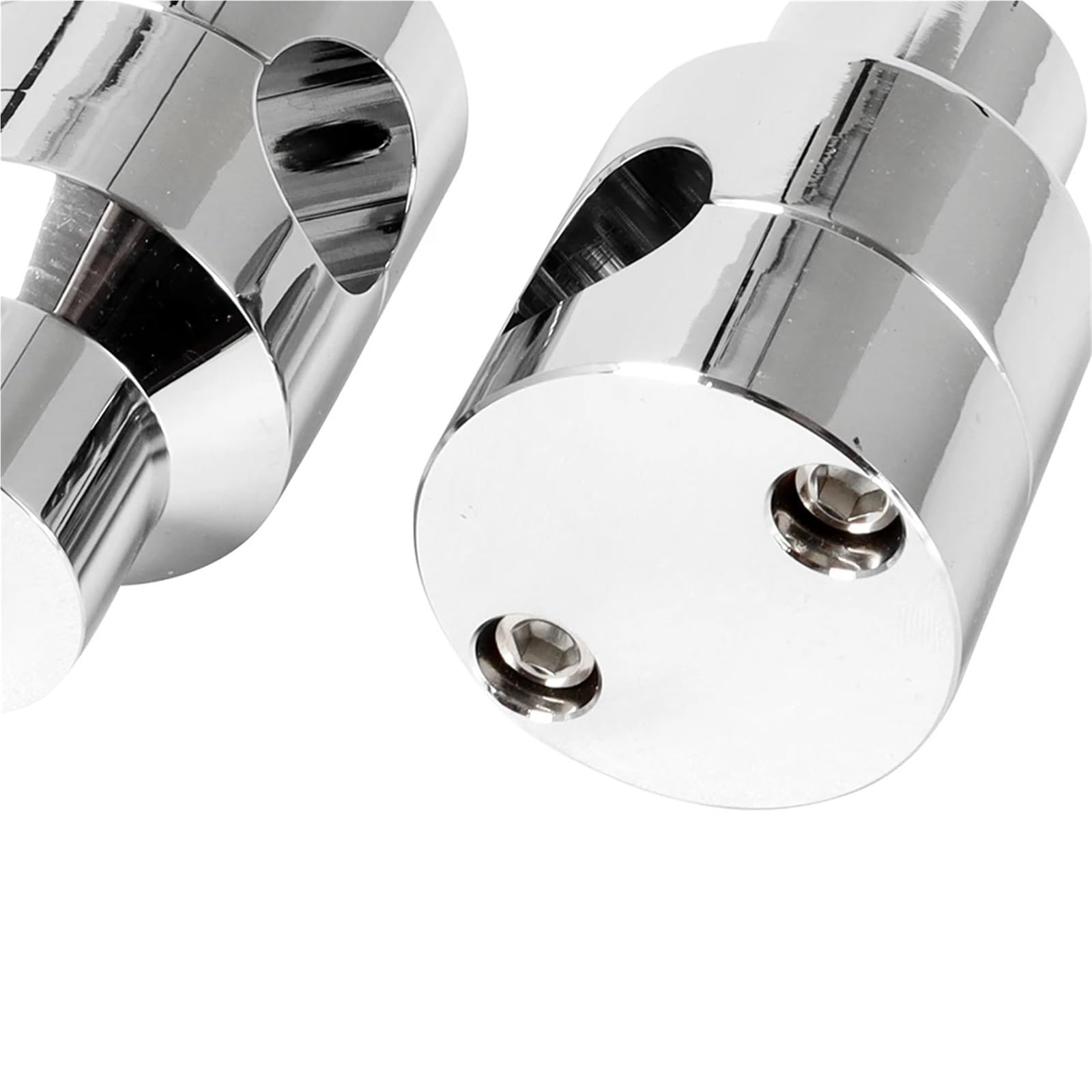 Zestaw zacisków do podnoszenia kierownicy motocyklowej 22MM 25MM do kierownic 1'' 7/8" Uniwersalny pasuje do Harleya Pasuje do Hondy Zacisk Wspornika Kierownicy Riser zacisk Adapter(Chrome 22mm)