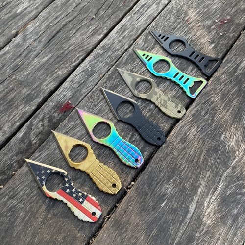 Image of Neck Knife with Sheath and Necklace, Mini Fixed Blade Knife Necklace for Men, Ultra Small Pocket Knife EDC Tools Cool Gadgets for Camping, Backpacking, Hiking, Survival