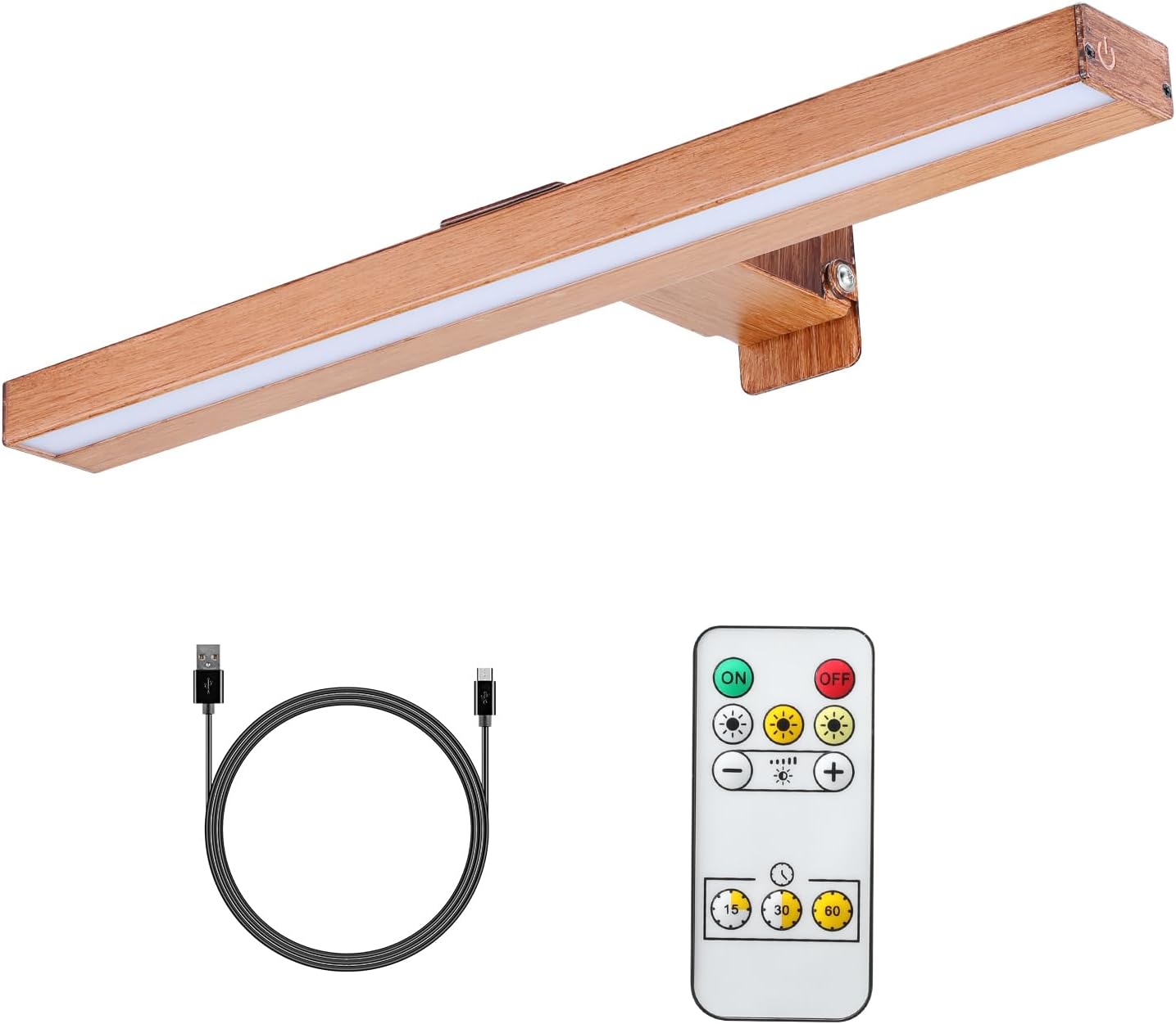 Rosteo LED Picture Lights with Remote, Rechargeable Battery Painting