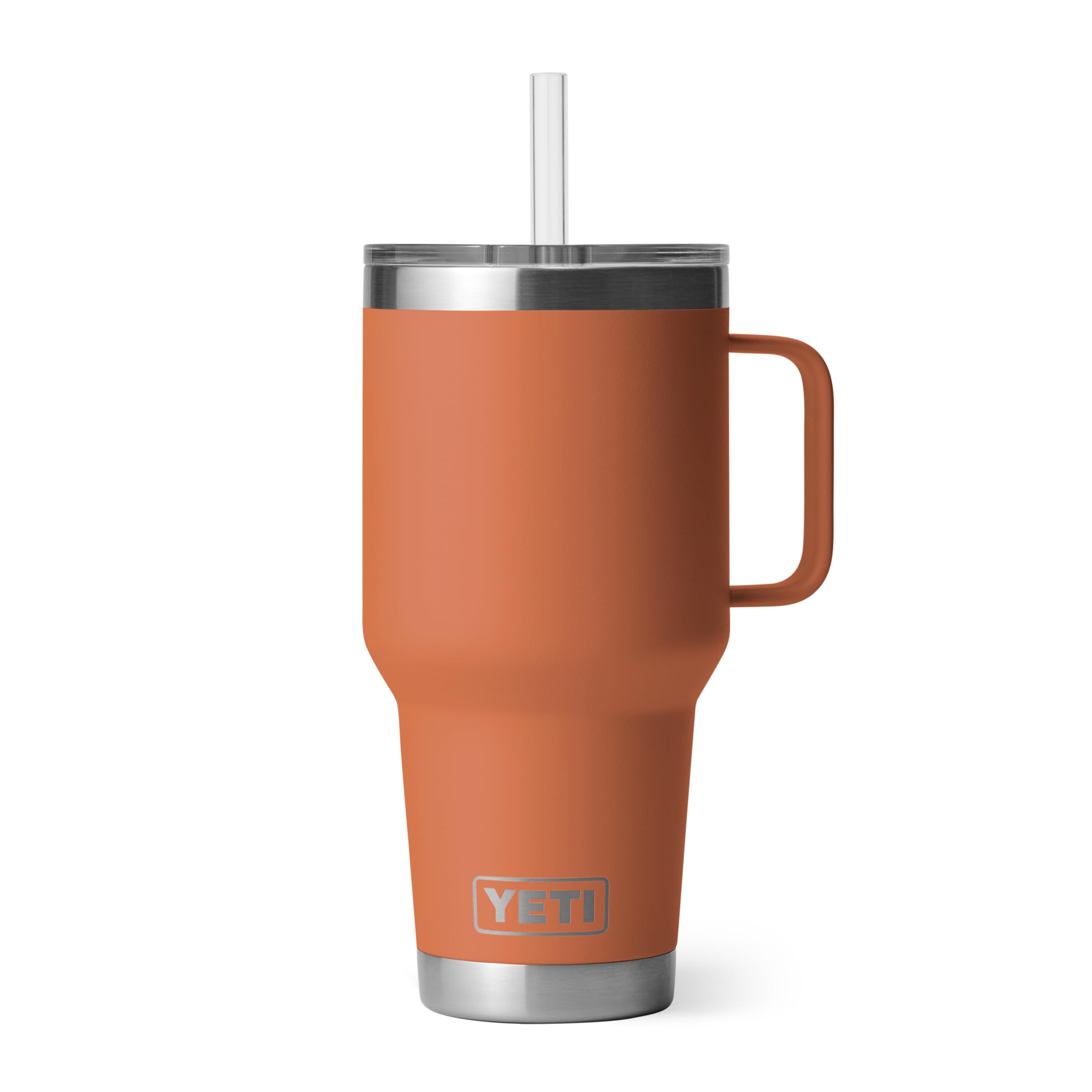 Yeti Rambler 35 oz Straw Mug, Vacuum Insulated, Stainless Steel, High Desert Clay