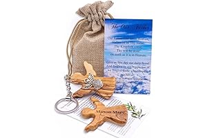 Personalized Guardian Angel | Tiny Wood Angel Pocket Religious Gift for Kids or Adults