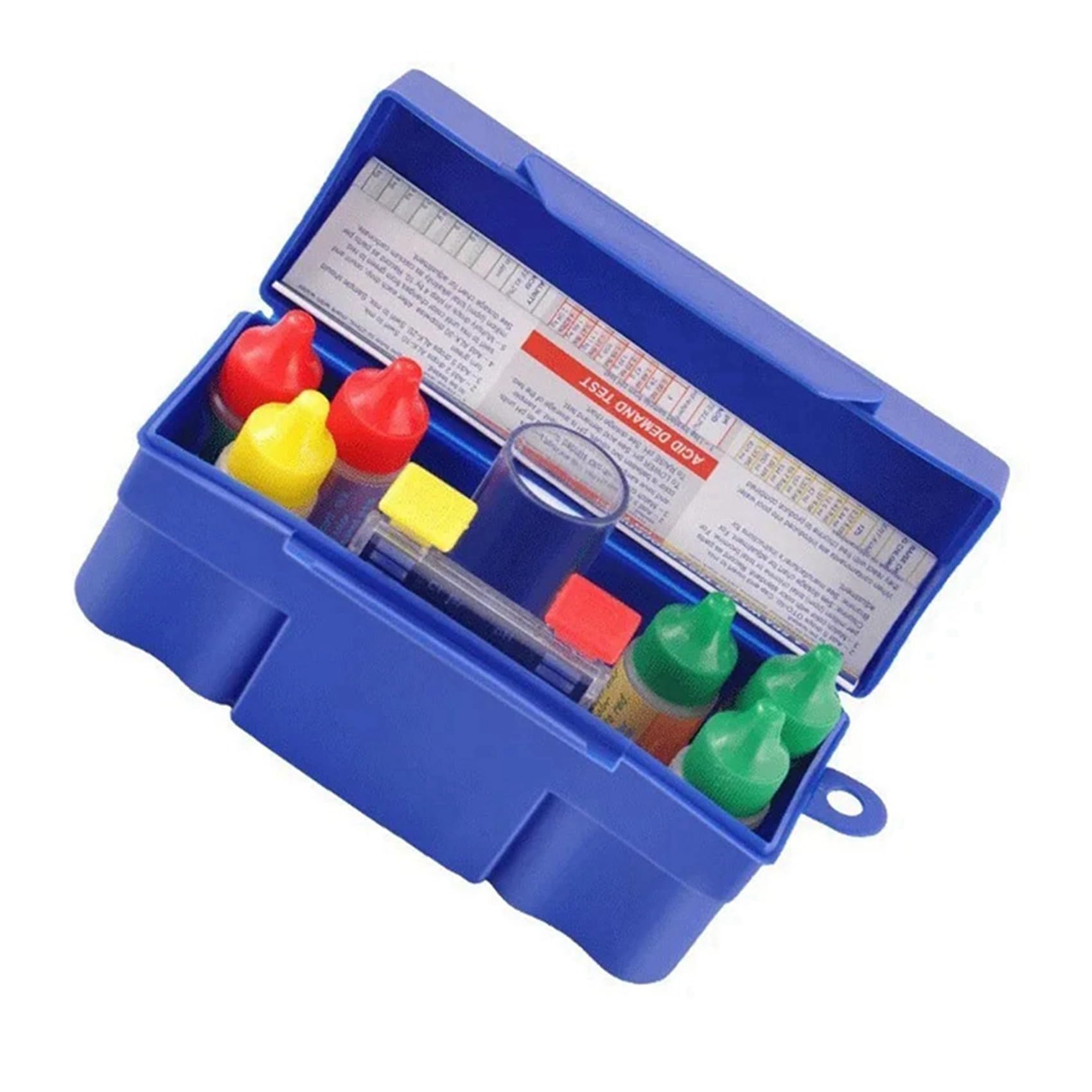 2X Kit di Test A 5 Vie per Piscina e SPA Acid Demand Alcalinità Totale Bromo PH Set di Test per La Qualità 'Acqua